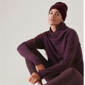 ATHLETA COZY COWL NECK SWEATSHIRT
